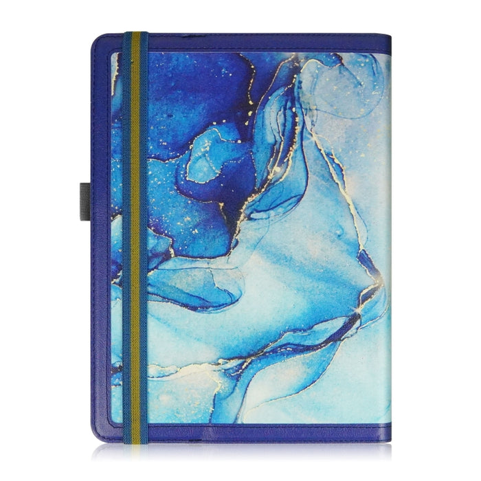 Estuche para tableta de cuero con costuras de patrón de mármol, For iPad 10th Gen 10.9 2022, For 10 inch
