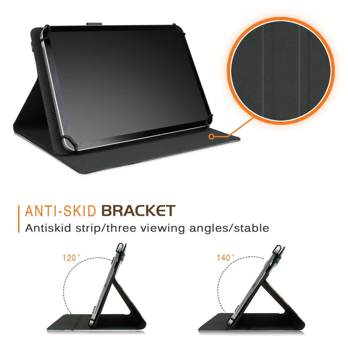 Estuche para tableta de cuero con costuras de patrón de mármol, For iPad 10th Gen 10.9 2022, For 10 inch