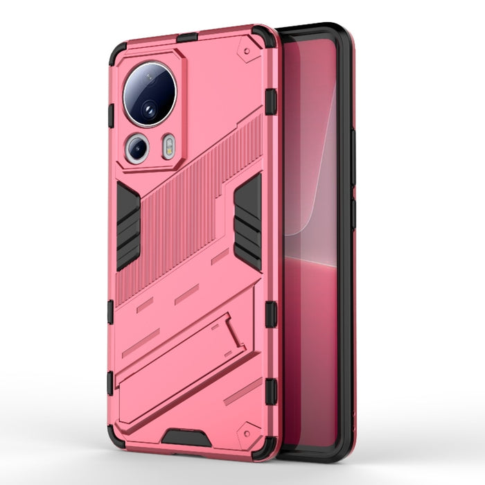 Punk Armor 2 en 1 PC + TPU Estuche para teléfono a prueba de golpes con soporte, For Xiaomi Redmi Note 12 4G Global, For Xiaomi 13 Lite