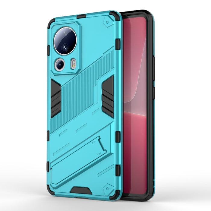 Punk Armor 2 en 1 PC + TPU Estuche para teléfono a prueba de golpes con soporte, For Xiaomi Redmi Note 12 4G Global, For Xiaomi 13 Lite