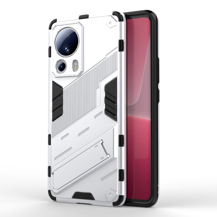Punk Armor 2 en 1 PC + TPU Estuche para teléfono a prueba de golpes con soporte, For Xiaomi Redmi Note 12 4G Global, For Xiaomi 13 Lite