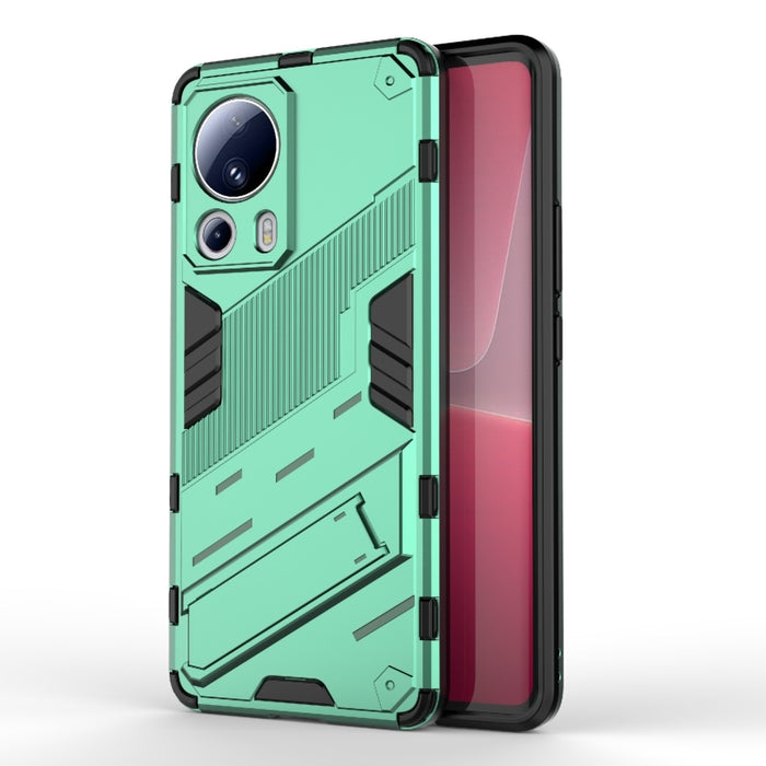 Punk Armor 2 en 1 PC + TPU Estuche para teléfono a prueba de golpes con soporte, For Xiaomi Redmi Note 12 4G Global, For Xiaomi 13 Lite