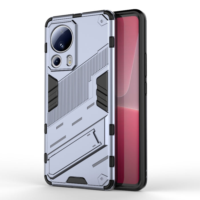 Punk Armor 2 en 1 PC + TPU Estuche para teléfono a prueba de golpes con soporte, For Xiaomi Redmi Note 12 4G Global, For Xiaomi 13 Lite