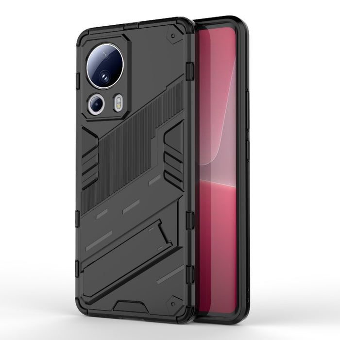 Punk Armor 2 en 1 PC + TPU Estuche para teléfono a prueba de golpes con soporte, For Xiaomi Redmi Note 12 4G Global, For Xiaomi 13 Lite