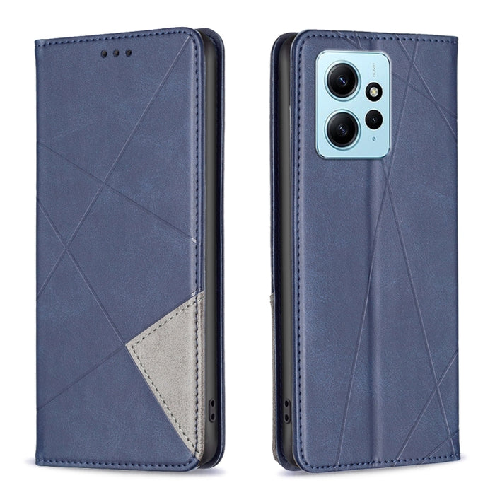Estuche para teléfono de cuero magnético invisible prismático, For OPPO Find X6 5G, For OPPO Find X6 Pro 5G, For Realme C55, For Xiaomi Redmi Note 12 4G Global, For Samsung Galaxy A24 4G, For Samsung Galaxy M14 5G, For Nokia G22