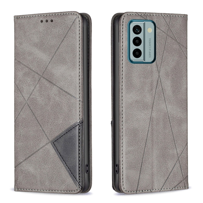 Estuche para teléfono de cuero magnético invisible prismático, For OPPO Find X6 5G, For OPPO Find X6 Pro 5G, For Realme C55, For Xiaomi Redmi Note 12 4G Global, For Samsung Galaxy A24 4G, For Samsung Galaxy M14 5G, For Nokia G22