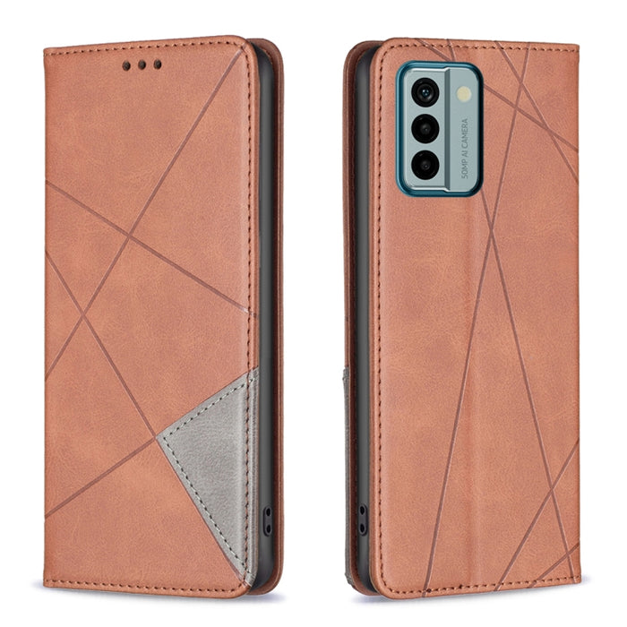 Estuche para teléfono de cuero magnético invisible prismático, For OPPO Find X6 5G, For OPPO Find X6 Pro 5G, For Realme C55, For Xiaomi Redmi Note 12 4G Global, For Samsung Galaxy A24 4G, For Samsung Galaxy M14 5G, For Nokia G22