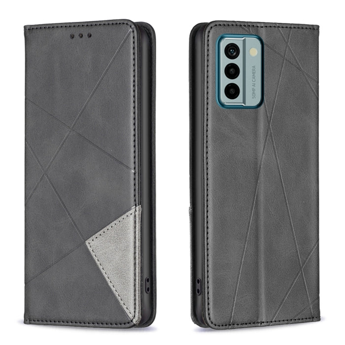 Estuche para teléfono de cuero magnético invisible prismático, For OPPO Find X6 5G, For OPPO Find X6 Pro 5G, For Realme C55, For Xiaomi Redmi Note 12 4G Global, For Samsung Galaxy A24 4G, For Samsung Galaxy M14 5G, For Nokia G22