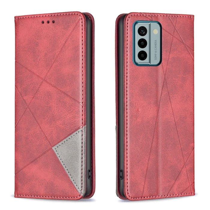 Estuche para teléfono de cuero magnético invisible prismático, For OPPO Find X6 5G, For OPPO Find X6 Pro 5G, For Realme C55, For Xiaomi Redmi Note 12 4G Global, For Samsung Galaxy A24 4G, For Samsung Galaxy M14 5G, For Nokia G22