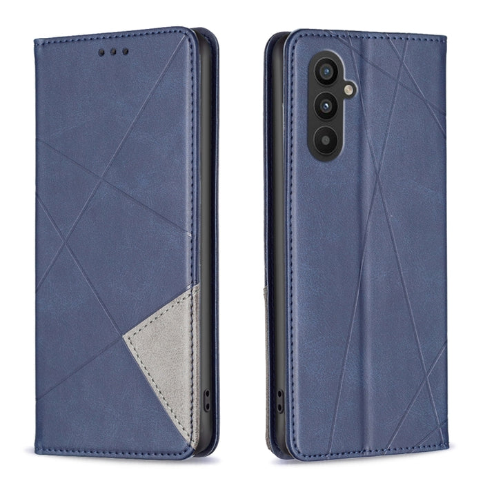 Estuche para teléfono de cuero magnético invisible prismático, For OPPO Find X6 5G, For OPPO Find X6 Pro 5G, For Realme C55, For Xiaomi Redmi Note 12 4G Global, For Samsung Galaxy A24 4G, For Samsung Galaxy M14 5G, For Nokia G22