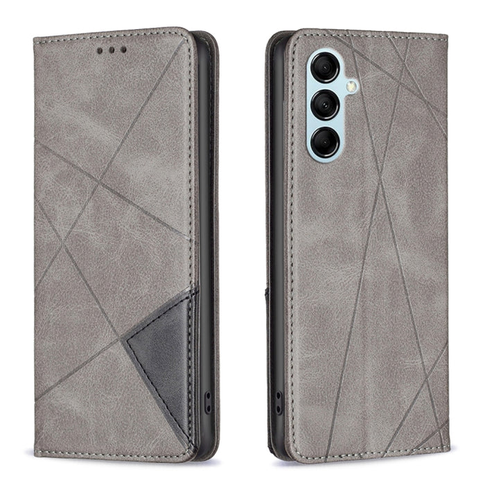 Estuche para teléfono de cuero magnético invisible prismático, For OPPO Find X6 5G, For OPPO Find X6 Pro 5G, For Realme C55, For Xiaomi Redmi Note 12 4G Global, For Samsung Galaxy A24 4G, For Samsung Galaxy M14 5G, For Nokia G22