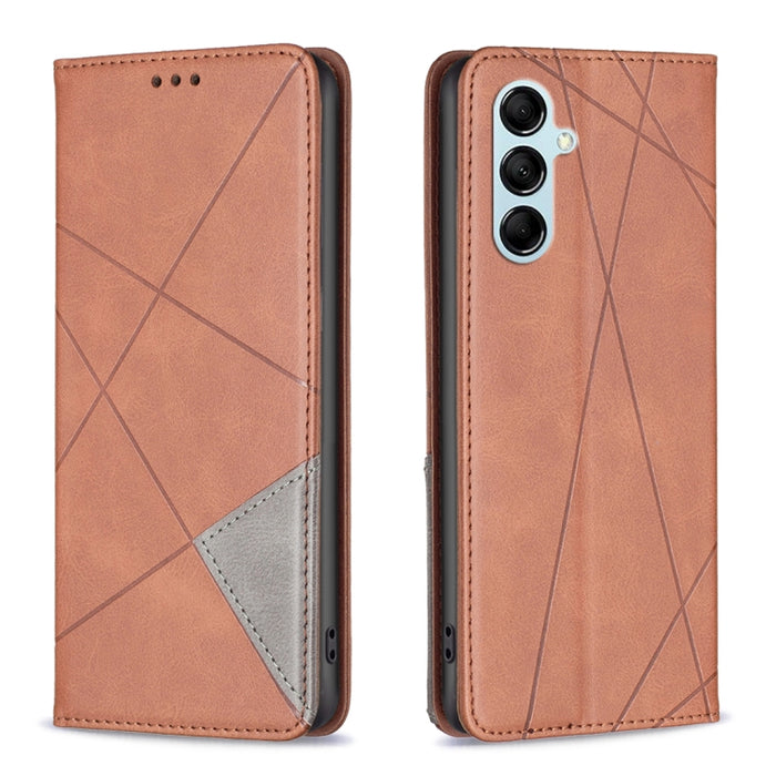 Estuche para teléfono de cuero magnético invisible prismático, For OPPO Find X6 5G, For OPPO Find X6 Pro 5G, For Realme C55, For Xiaomi Redmi Note 12 4G Global, For Samsung Galaxy A24 4G, For Samsung Galaxy M14 5G, For Nokia G22