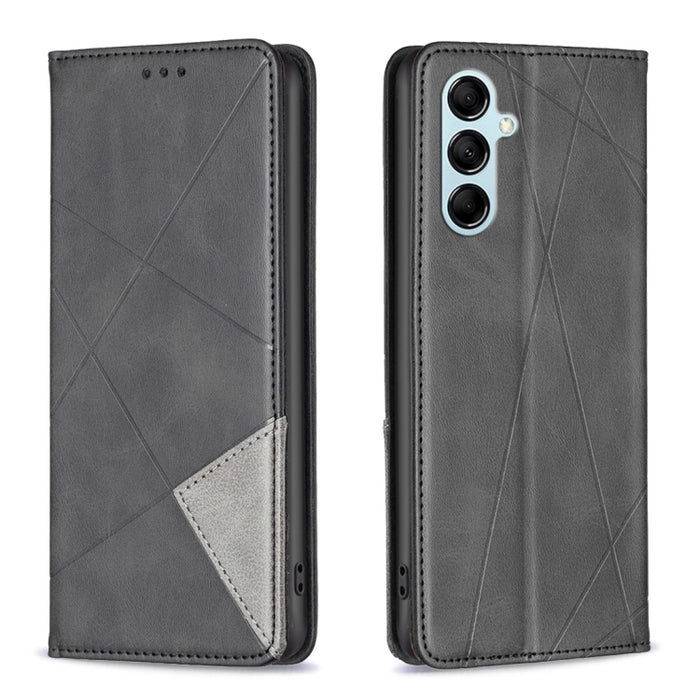 Estuche para teléfono de cuero magnético invisible prismático, For OPPO Find X6 5G, For OPPO Find X6 Pro 5G, For Realme C55, For Xiaomi Redmi Note 12 4G Global, For Samsung Galaxy A24 4G, For Samsung Galaxy M14 5G, For Nokia G22