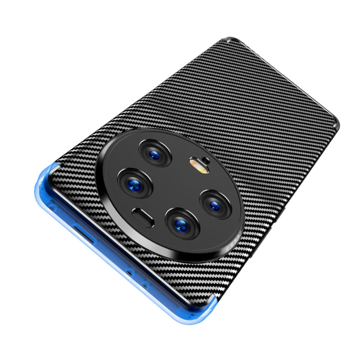 Funda de teléfono TPU a prueba de golpes con textura de fibra de carbono, For Xiaomi 13 Ultra