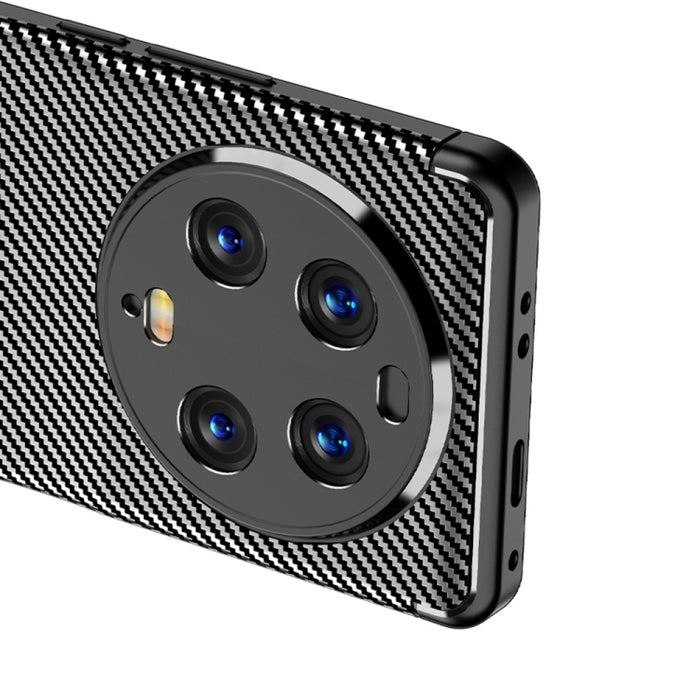 Funda de teléfono TPU a prueba de golpes con textura de fibra de carbono, For Xiaomi 13 Ultra