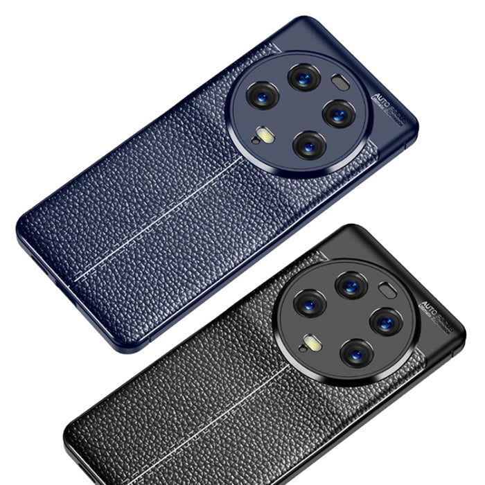 Funda de teléfono TPU a prueba de golpes con textura Litchi, For OPPO Find X6, For OPPO Find X6 Pro, For Xiaomi 13 Ultra