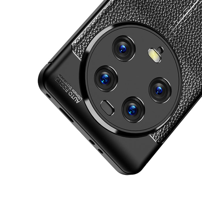 Funda de teléfono TPU a prueba de golpes con textura Litchi, For OPPO Find X6, For OPPO Find X6 Pro, For Xiaomi 13 Ultra