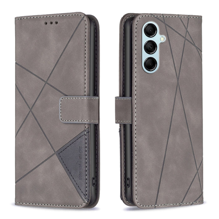 Caja de teléfono de cuero con textura de rombos con hebilla magnética, For OPPO Find X6 5G, For OPPO Find X6 Pro 5G, For Realme C55, For Xiaomi Redmi Note 12 4G Global, For Samsung Galaxy A24 4G, For Samsung Galaxy M14 5G, For Nokia G22