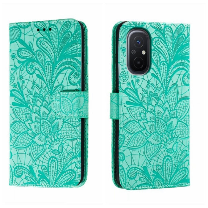 Funda de cuero para teléfono con tapa en relieve de flores de encaje, For Xiaomi Redmi 10C, For Xiaomi Redmi 12C, For Xiaomi Redmi A1, For Xiaomi Redmi K50 Ultra, For Xiaomi Redmi K60, For Xiaomi Redmi Note 12 5G Global, For Xiaomi Redmi Note 12 Pro   ...