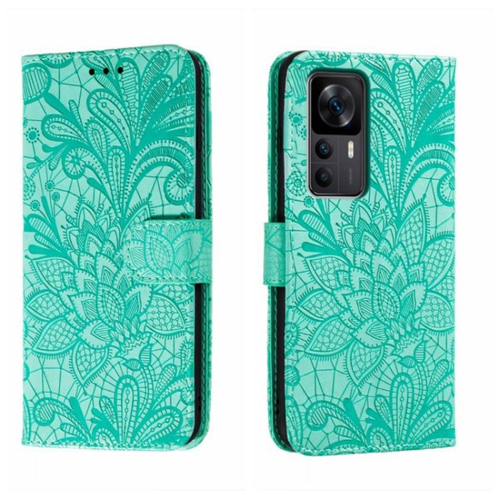 Funda de cuero para teléfono con tapa en relieve de flores de encaje, For Xiaomi Redmi 10C, For Xiaomi Redmi 12C, For Xiaomi Redmi A1, For Xiaomi Redmi K50 Ultra, For Xiaomi Redmi K60, For Xiaomi Redmi Note 12 5G Global, For Xiaomi Redmi Note 12 Pro   ...
