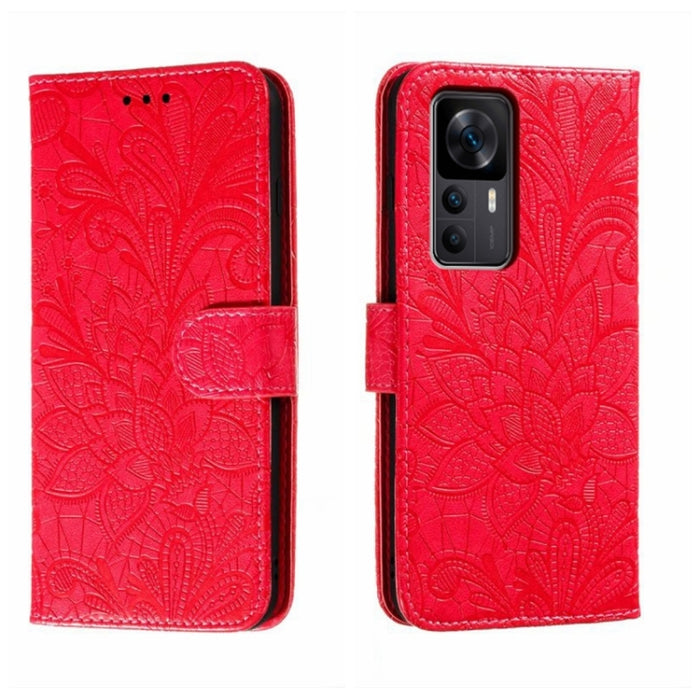 Funda de cuero para teléfono con tapa en relieve de flores de encaje, For Xiaomi Redmi 10C, For Xiaomi Redmi 12C, For Xiaomi Redmi A1, For Xiaomi Redmi K50 Ultra, For Xiaomi Redmi K60, For Xiaomi Redmi Note 12 5G Global, For Xiaomi Redmi Note 12 Pro   ...