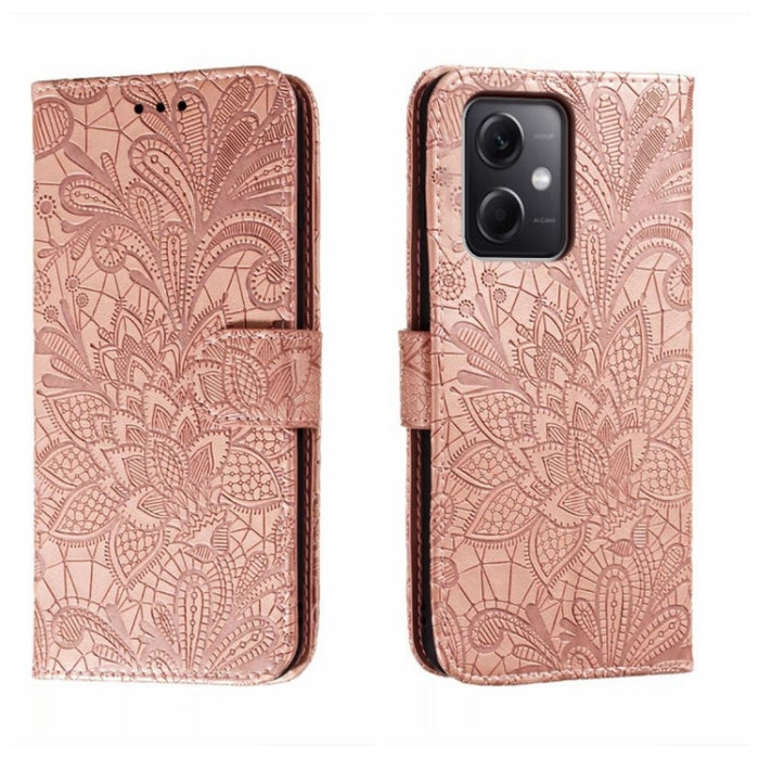 Funda de cuero para teléfono con tapa en relieve de flores de encaje, For Xiaomi Redmi 10C, For Xiaomi Redmi 12C, For Xiaomi Redmi A1, For Xiaomi Redmi K50 Ultra, For Xiaomi Redmi K60, For Xiaomi Redmi Note 12 5G Global, For Xiaomi Redmi Note 12 Pro   ...