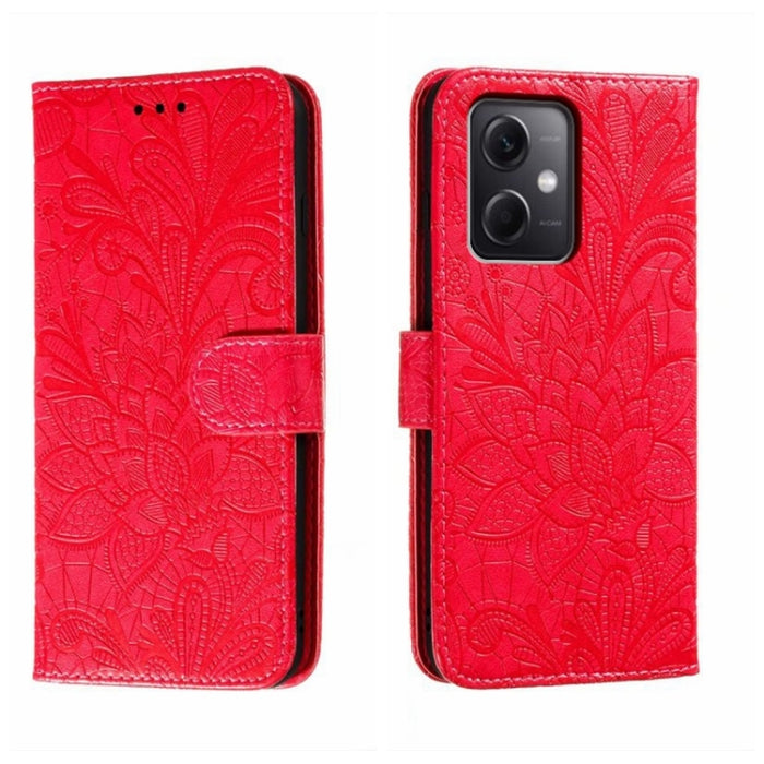Funda de cuero para teléfono con tapa en relieve de flores de encaje, For Xiaomi Redmi 10C, For Xiaomi Redmi 12C, For Xiaomi Redmi A1, For Xiaomi Redmi K50 Ultra, For Xiaomi Redmi K60, For Xiaomi Redmi Note 12 5G Global, For Xiaomi Redmi Note 12 Pro   ...
