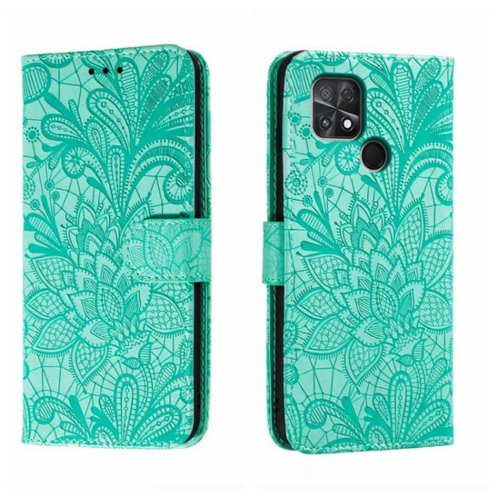 Funda de cuero para teléfono con tapa en relieve de flores de encaje, For Xiaomi Redmi 10C, For Xiaomi Redmi 12C, For Xiaomi Redmi A1, For Xiaomi Redmi K50 Ultra, For Xiaomi Redmi K60, For Xiaomi Redmi Note 12 5G Global, For Xiaomi Redmi Note 12 Pro   ...