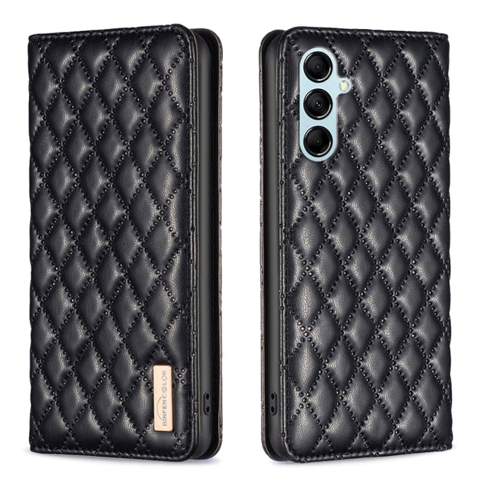 Estuche para teléfono con tapa de cuero magnético Diamond Lattice, For Xiaomi Redmi Note 12 4G Global, For Nokia G22, For Samsung Galaxy A24 4G, For Samsung Galaxy M14 5G