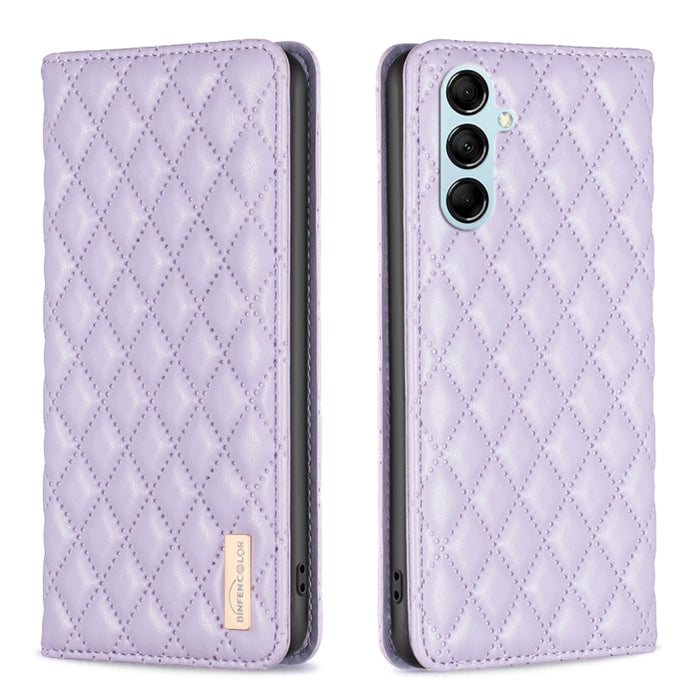 Estuche para teléfono con tapa de cuero magnético Diamond Lattice, For Xiaomi Redmi Note 12 4G Global, For Nokia G22, For Samsung Galaxy A24 4G, For Samsung Galaxy M14 5G