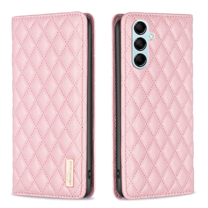 Estuche para teléfono con tapa de cuero magnético Diamond Lattice, For Xiaomi Redmi Note 12 4G Global, For Nokia G22, For Samsung Galaxy A24 4G, For Samsung Galaxy M14 5G