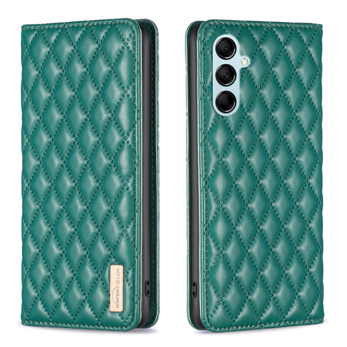 Estuche para teléfono con tapa de cuero magnético Diamond Lattice, For Xiaomi Redmi Note 12 4G Global, For Nokia G22, For Samsung Galaxy A24 4G, For Samsung Galaxy M14 5G