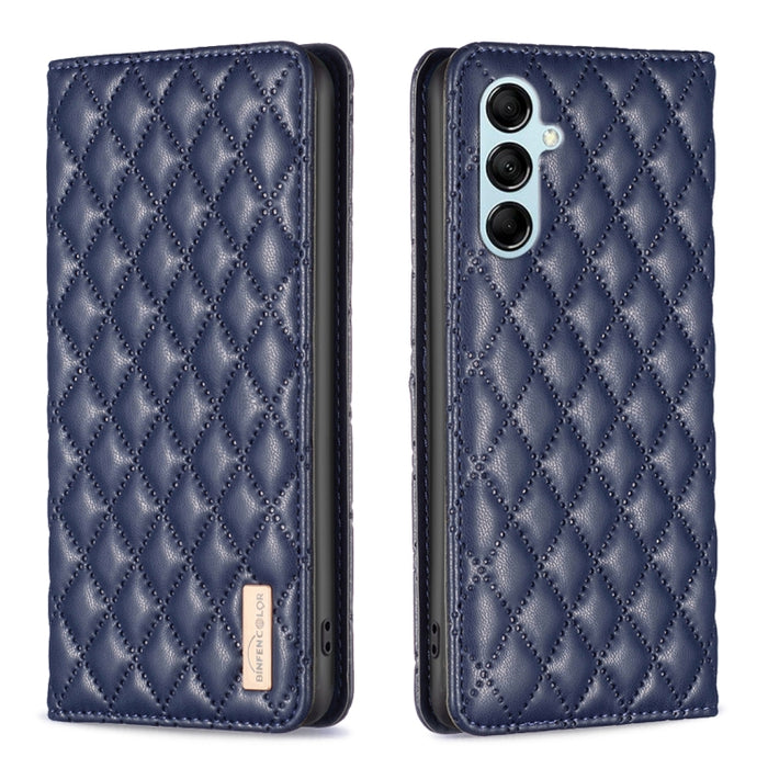Estuche para teléfono con tapa de cuero magnético Diamond Lattice, For Xiaomi Redmi Note 12 4G Global, For Nokia G22, For Samsung Galaxy A24 4G, For Samsung Galaxy M14 5G