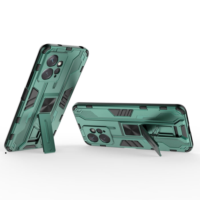 Supersonic PC + TPU Funda para teléfono a prueba de golpes con soporte, For Xiaomi Redmi Note 12 4G