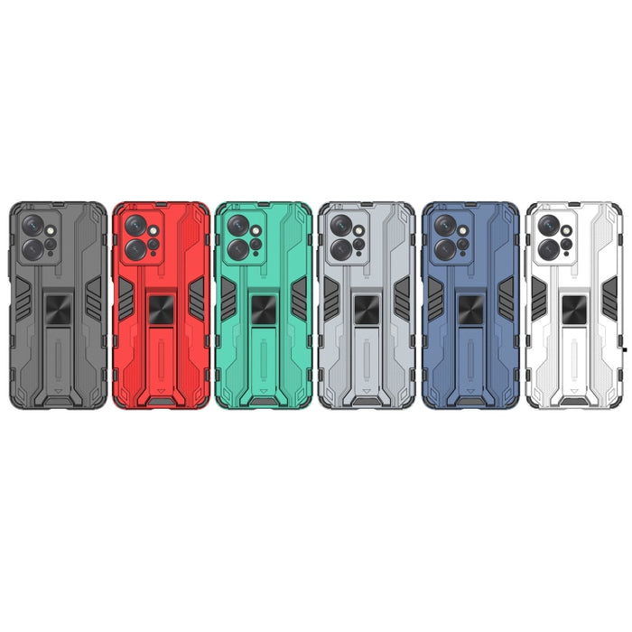 Supersonic PC + TPU Funda para teléfono a prueba de golpes con soporte, For Xiaomi Redmi Note 12 4G