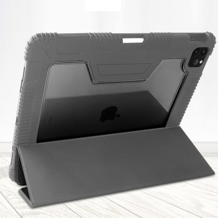 Mutural Horizontal Flip PC + TPU + PU Funda de cuero con soporte y ranura para bolígrafo