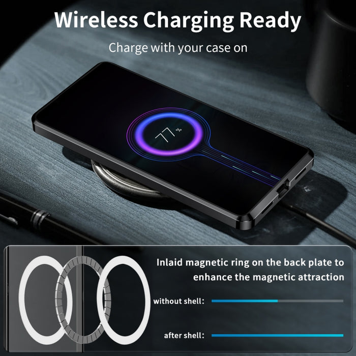 Estuche para teléfono de metal esmerilado magnético MagSafe, For Xiaomi 13, For Xiaomi 13 Pro