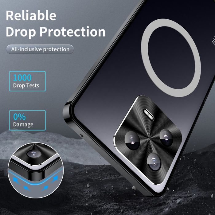 Estuche para teléfono de metal esmerilado magnético MagSafe, For Xiaomi 13, For Xiaomi 13 Pro