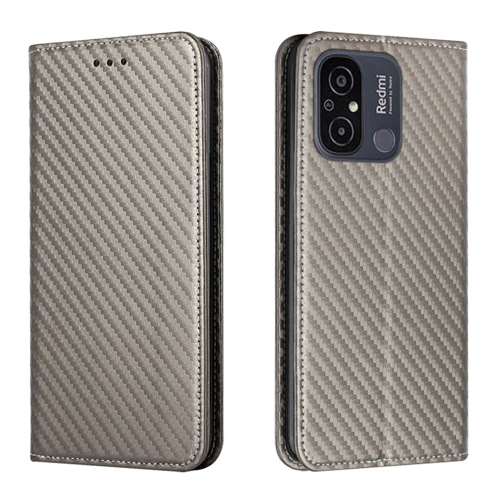 Caja de teléfono de cuero con tapa magnética de textura de fibra de carbono, For Samsung Galaxy A24 4G, For Xiaomi Redmi 12C, For Xiaomi Redmi Note 12 4G Global, For Xiaomi Redmi Note 12 5G Global/Poco X5, For Xiaomi Redmi Note 12 Pro 5G/Poco X5 Pro