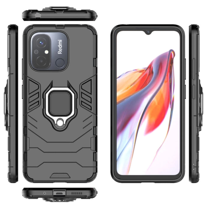 Soporte de anillo magnético PC + Funda de teléfono TPU, For Xiaomi Redmi 12C, For Xiaomi 13 Lite