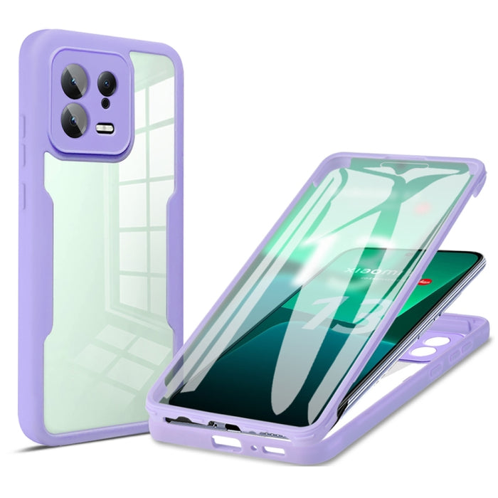 Acrílico + TPU Estuche para teléfono de cobertura total de 360 grados, For Xiaomi 13, For Xiaomi 13 Pro, For Xiaomi Redmi A1, For Xiaomi Redmi A1+, For Xiaomi Redmi Note 12 5G / Poco X5, For Xiaomi Redmi Note 12 Pro 5G / Poco X5 Pro                  ...