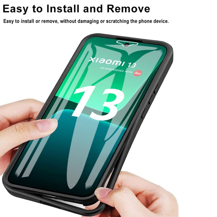 Acrílico + TPU Estuche para teléfono de cobertura total de 360 grados, For Xiaomi 13, For Xiaomi 13 Pro, For Xiaomi Redmi A1, For Xiaomi Redmi A1+, For Xiaomi Redmi Note 12 5G / Poco X5, For Xiaomi Redmi Note 12 Pro 5G / Poco X5 Pro                  ...