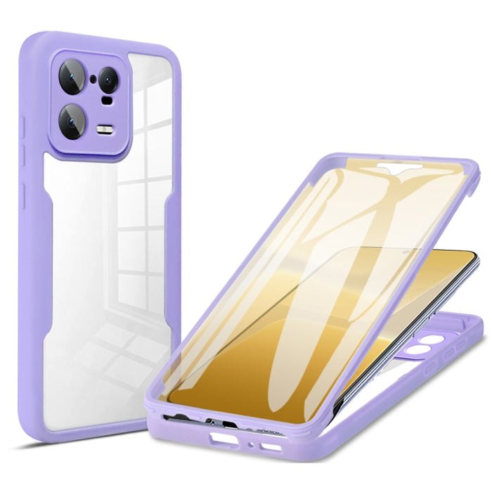 Acrílico + TPU Estuche para teléfono de cobertura total de 360 grados, For Xiaomi 13, For Xiaomi 13 Pro, For Xiaomi Redmi A1, For Xiaomi Redmi A1+, For Xiaomi Redmi Note 12 5G / Poco X5, For Xiaomi Redmi Note 12 Pro 5G / Poco X5 Pro                  ...