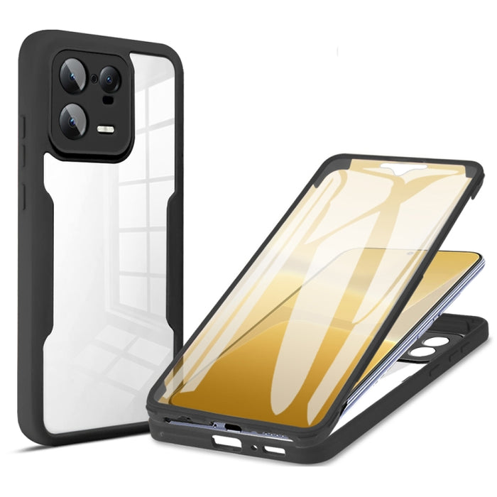 Acrílico + TPU Estuche para teléfono de cobertura total de 360 grados, For Xiaomi 13, For Xiaomi 13 Pro, For Xiaomi Redmi A1, For Xiaomi Redmi A1+, For Xiaomi Redmi Note 12 5G / Poco X5, For Xiaomi Redmi Note 12 Pro 5G / Poco X5 Pro                  ...