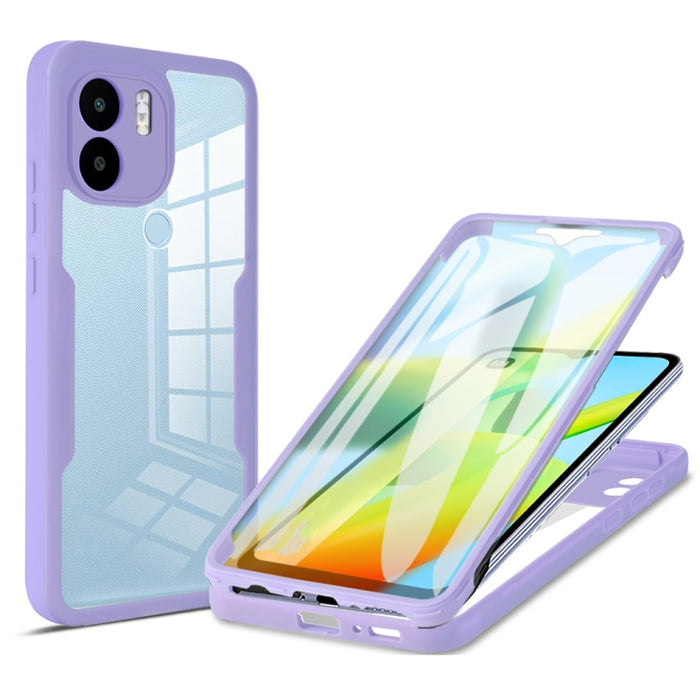 Acrílico + TPU Estuche para teléfono de cobertura total de 360 grados, For Xiaomi 13, For Xiaomi 13 Pro, For Xiaomi Redmi A1, For Xiaomi Redmi A1+, For Xiaomi Redmi Note 12 5G / Poco X5, For Xiaomi Redmi Note 12 Pro 5G / Poco X5 Pro                  ...