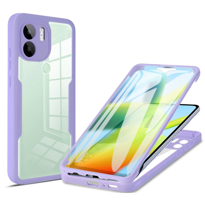 Acrílico + TPU Estuche para teléfono de cobertura total de 360 grados, For Xiaomi 13, For Xiaomi 13 Pro, For Xiaomi Redmi A1, For Xiaomi Redmi A1+, For Xiaomi Redmi Note 12 5G / Poco X5, For Xiaomi Redmi Note 12 Pro 5G / Poco X5 Pro                  ...