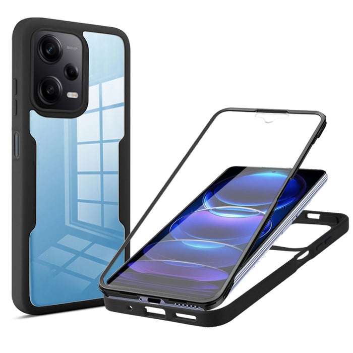 Acrílico + TPU Estuche para teléfono de cobertura total de 360 grados, For Xiaomi 13, For Xiaomi 13 Pro, For Xiaomi Redmi A1, For Xiaomi Redmi A1+, For Xiaomi Redmi Note 12 5G / Poco X5, For Xiaomi Redmi Note 12 Pro 5G / Poco X5 Pro                  ...