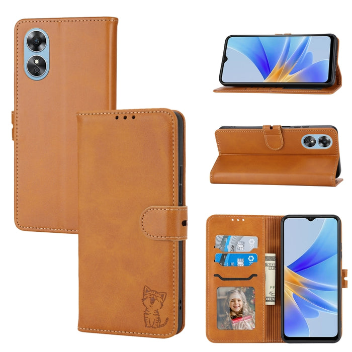 Funda de cuero para teléfono con diseño de gato feliz en relieve, For Xiaomi Redmi Note 12 5G Global, For Xiaomi Redmi Note 12 Pro 5G Global, For Xiaomi Redmi Note 12 Pro+ 5G Global, For Xiaomi 12T/12T Pro/Redmi K50 Ultra, For Xiaomi 13, For Xiaomi 13 ...