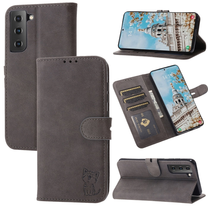 Funda de cuero para teléfono con diseño de gato feliz en relieve, For Xiaomi Redmi Note 12 5G Global, For Xiaomi Redmi Note 12 Pro 5G Global, For Xiaomi Redmi Note 12 Pro+ 5G Global, For Xiaomi 12T/12T Pro/Redmi K50 Ultra, For Xiaomi 13, For Xiaomi 13 ...