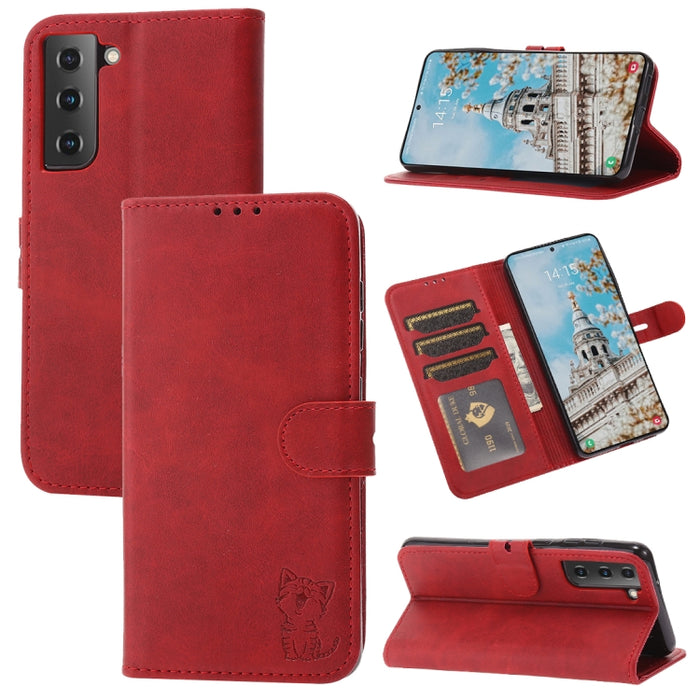 Funda de cuero para teléfono con diseño de gato feliz en relieve, For Xiaomi Redmi Note 12 5G Global, For Xiaomi Redmi Note 12 Pro 5G Global, For Xiaomi Redmi Note 12 Pro+ 5G Global, For Xiaomi 12T/12T Pro/Redmi K50 Ultra, For Xiaomi 13, For Xiaomi 13 ...